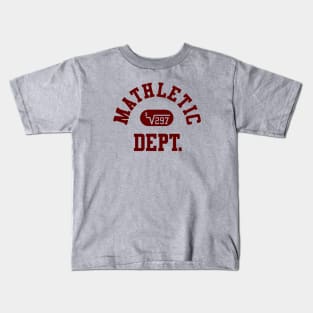 MATHLETIC DEPT. - 3.0 Kids T-Shirt